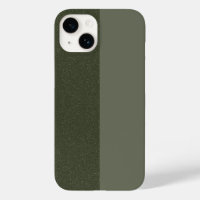 Split Moss Green iPhone 14 Hoesje –