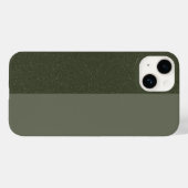 Split Moss Green iPhone 14 Hoesje –  (Achterkant (horizontaal))