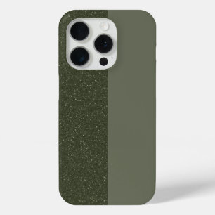 Split Moss Green iPhone 15 Pro Coque - Personnalis