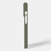 Split Moss Green iPhone 15 Pro Coque - Personnalis (Verso / Gauche)