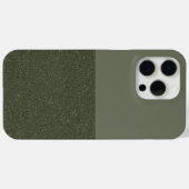Split Moss Green iPhone 15 Pro Max Coque (Personna (Verso (horizontal))