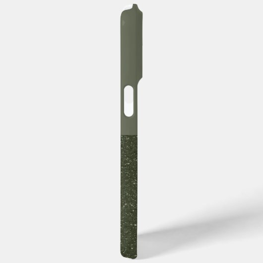 Split Moss Green iPhone 15 Pro Max Coque (Personna (Verso / Droite)