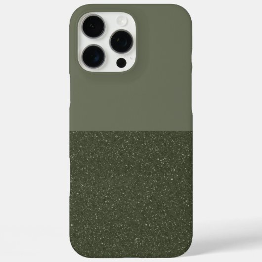 Split Moss Green Texture iPhone Case – Aanpassen (Achterkant)