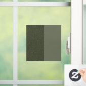 Split Moss Green Window Cling – Gestructureerd en  Raamsticker (Huis)