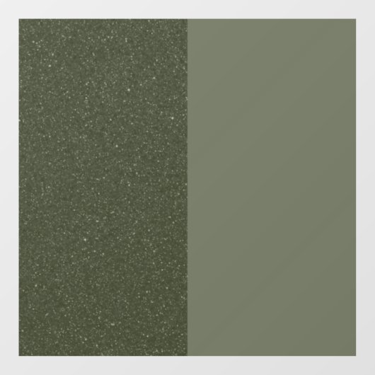 Split Moss Green Window Cling – Gestructureerd en  Raamsticker (Vel)