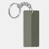 Split Moss Groene Acryl Sleutelhanger - (Voorkant Links)