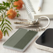 Split Moss Groene Acryl Sleutelhanger - (Voorkant Rechts)
