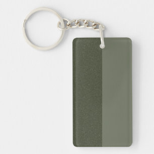 Split Moss Groene Acryl Sleutelhanger - Custom