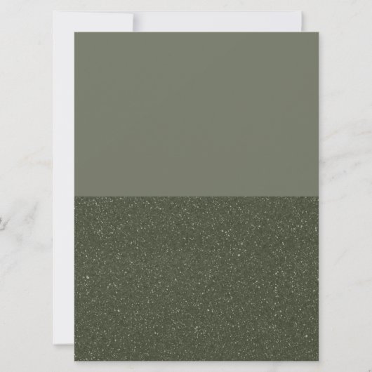 Split Moss Groene Platte Kaart – Textured Bottom (Voorkant)