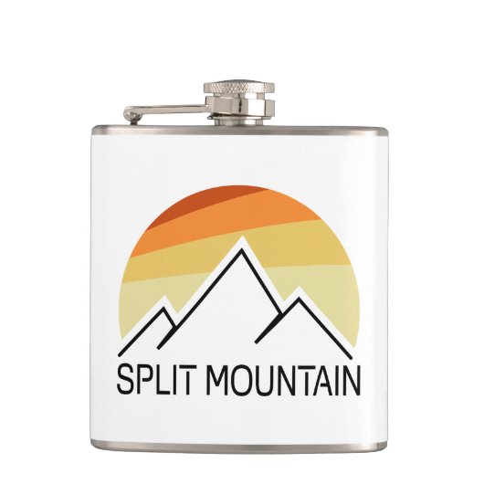 Split Mountain California Retro Heupfles (Voorkant)