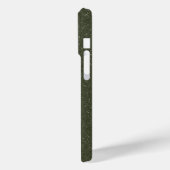 Split Noise Moss Green iPhone 15 Pro Coque (Person (Verso / Gauche)