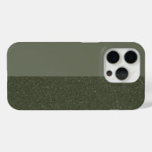Split Noise Moss Green iPhone 15 Pro Coque (Person (Verso (horizontal))