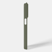 Split Noise Moss Green iPhone 15 Pro Coque (Person (Verso / Droite)