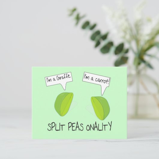 Split Peas Uniality Carte postale (Debout devant)