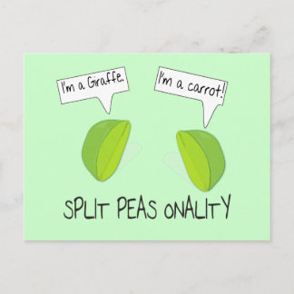 Split Peas Uniality Carte postale