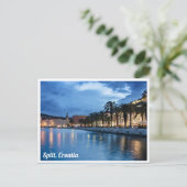 Split Promenade en Croatie Carte postale (Debout devant)