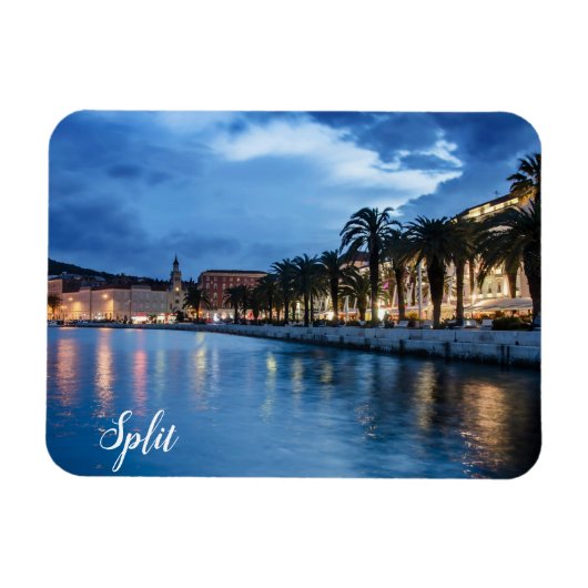 Split promenade en Croatie Magnet (Horizontal)
