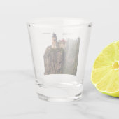 Split Rock Lighthouder van strandschotglas Shot Glas (Achterkant)