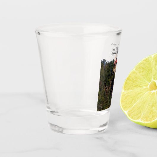Split Rock Lighthouder van strandschotglas Shot Glas (Links)