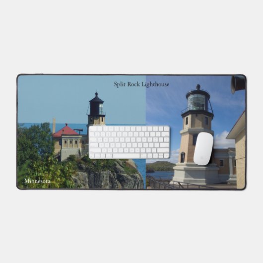 Split Rock Lighthouse bureaumat (Keyboard & Muis)