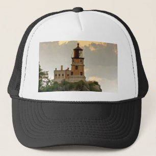 Split Rock Lighthouse Close Trucker Pet
