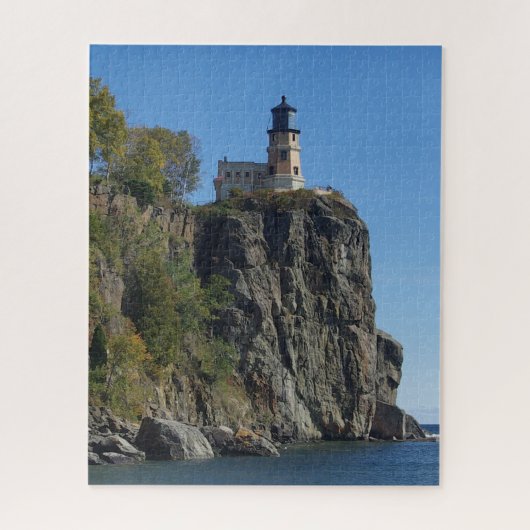 Split Rock Lighthouse de la plage Jigsaw Puzzle (Vertical)
