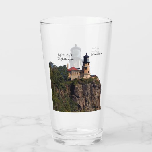 Split Rock Lighthouse glass Glas (Achterkant)