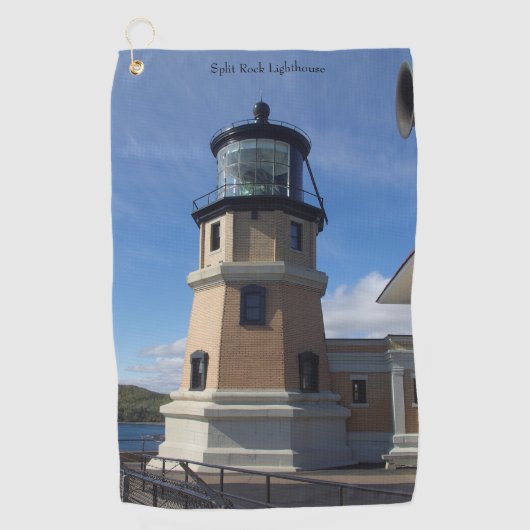 Split Rock Lighthouse golfhanddoek (Voorkant)