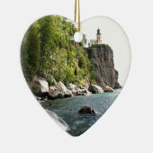 Split Rock Lighthouse Keramisch Ornament (Rechts)
