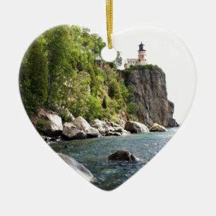 Split Rock Lighthouse Keramisch Ornament