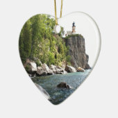 Split Rock Lighthouse Keramisch Ornament (Links)