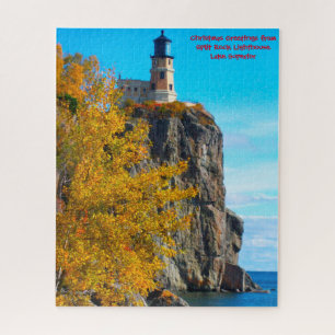 Split Rock Lighthouse Lake Superior. Jigzaag Puzzl Legpuzzel