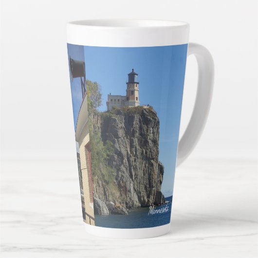 Split Rock Lighthouse latte mug (Angle droit)