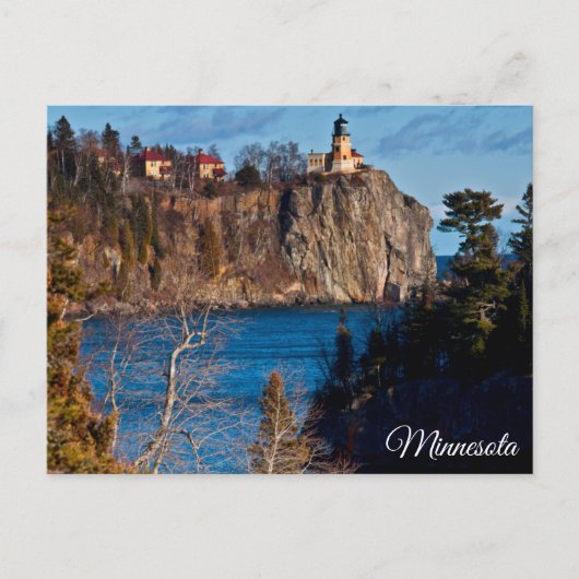 Split Rock Lighthouse Minnesota Jigzaag Puzzle Briefkaart (Voorkant)