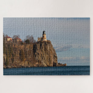 Split Rock Lighthouse Minnesota Jigzaag Puzzle Legpuzzel