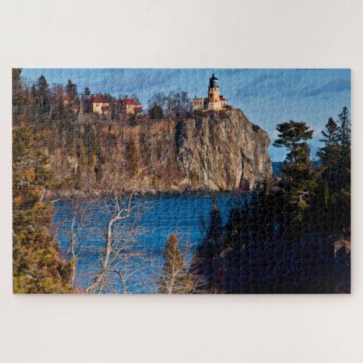 Split Rock Lighthouse Minnesota Jigzaag Puzzle Legpuzzel (Horizontaal)