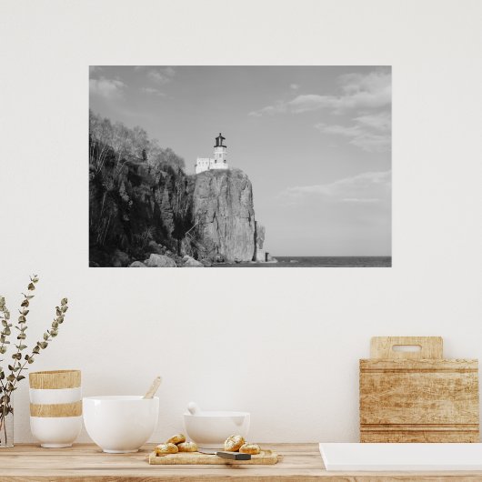 Split Rock Lighthouse Poster (Keuken)