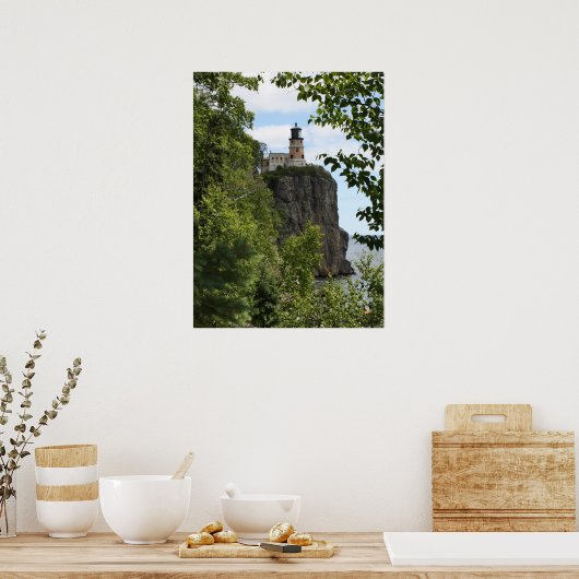 Split Rock Lighthouse Poster (Keuken)