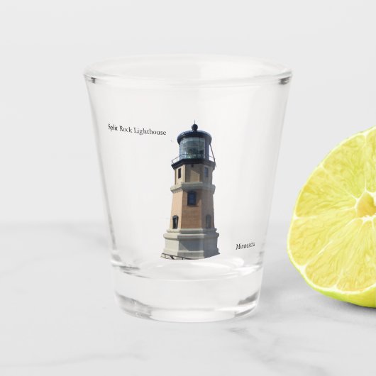 Split Rock Lighthouse shot glas (Voorkant)