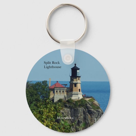 Split Rock Lighthouse-sleutelketen Sleutelhanger (Voorkant)