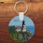 Split Rock Lighthouse-sleutelketen Sleutelhanger (Voorkant)
