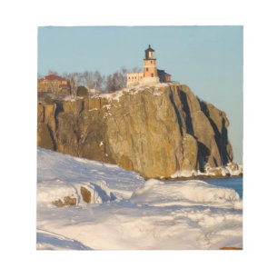 Split Rock Lighthouse State Park aan het meer Notitieblok