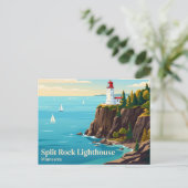 Split Rock Lighthouse State Park VS Briefkaart (Staand voorkant)