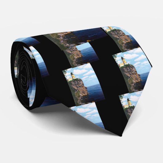 Split Rock Lighthouse Stropdas (Opgerold)