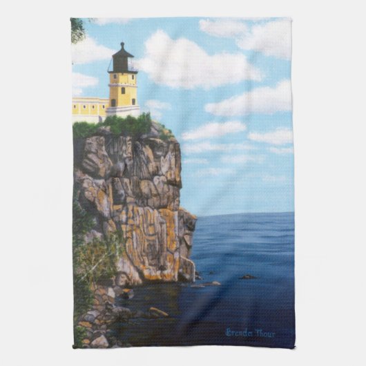 Split Rock Lighthouse Theedoek (Verticaal)