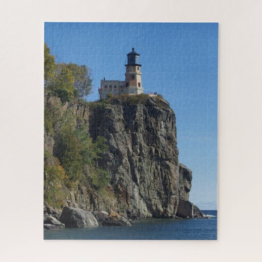 Split Rock Lighthouse van strand Legpuzzel (Verticaal)