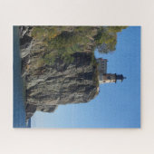 Split Rock Lighthouse van strand Legpuzzel (Horizontaal)