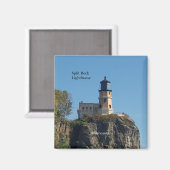 Split Rock Lighthouse van strand magnet Magneet (Voorkant / Achterkant)