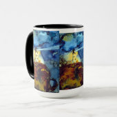 Split Rock vuurtoren bij nacht Mok (Voorkant links)