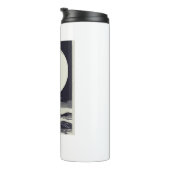 Split Rock vuurtoren Minnesota Moon Thermosbeker (Geroteerd rechts)